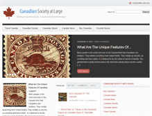 Tablet Screenshot of canadiansociety.org